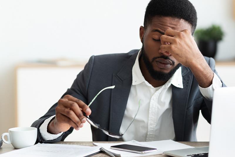 What to do if your client seems stressed